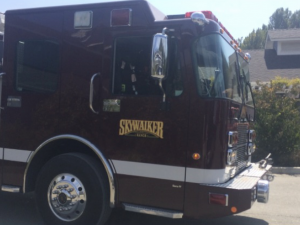 Towing Firetruck to Skywalker Ranch for George Lucas